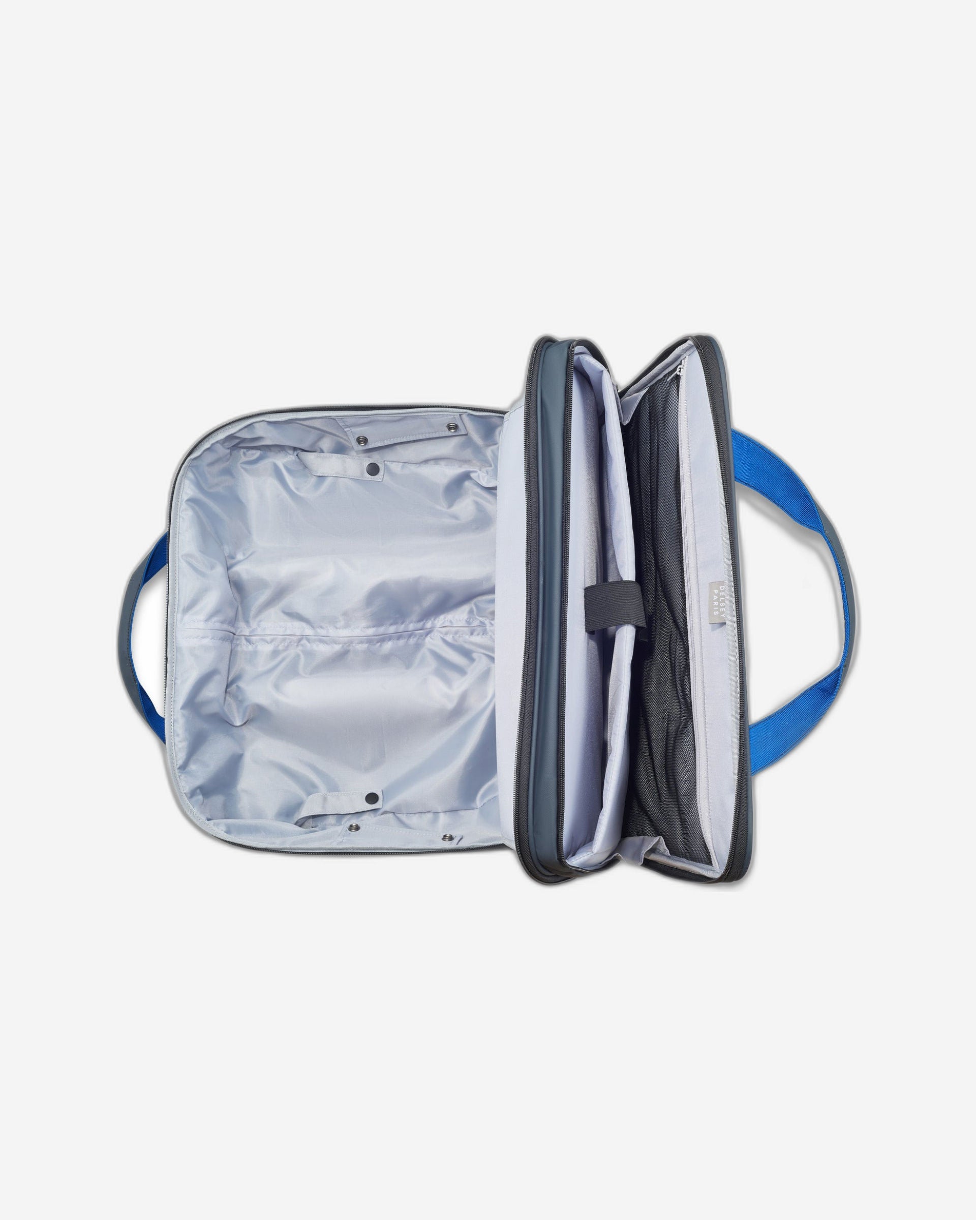 Delsey Paris Parvis+ Water Resist 2 Wheel Trolley Briefcase 17.3 inch Grey - 394445911