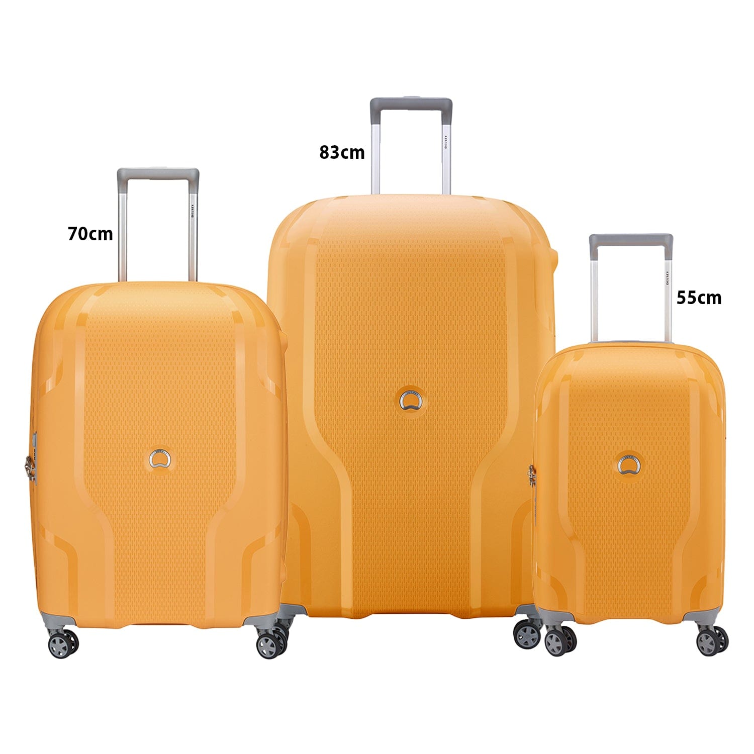 Delsey Paris Clavel 3 Piece Luggage Set 55+70+83Cm
