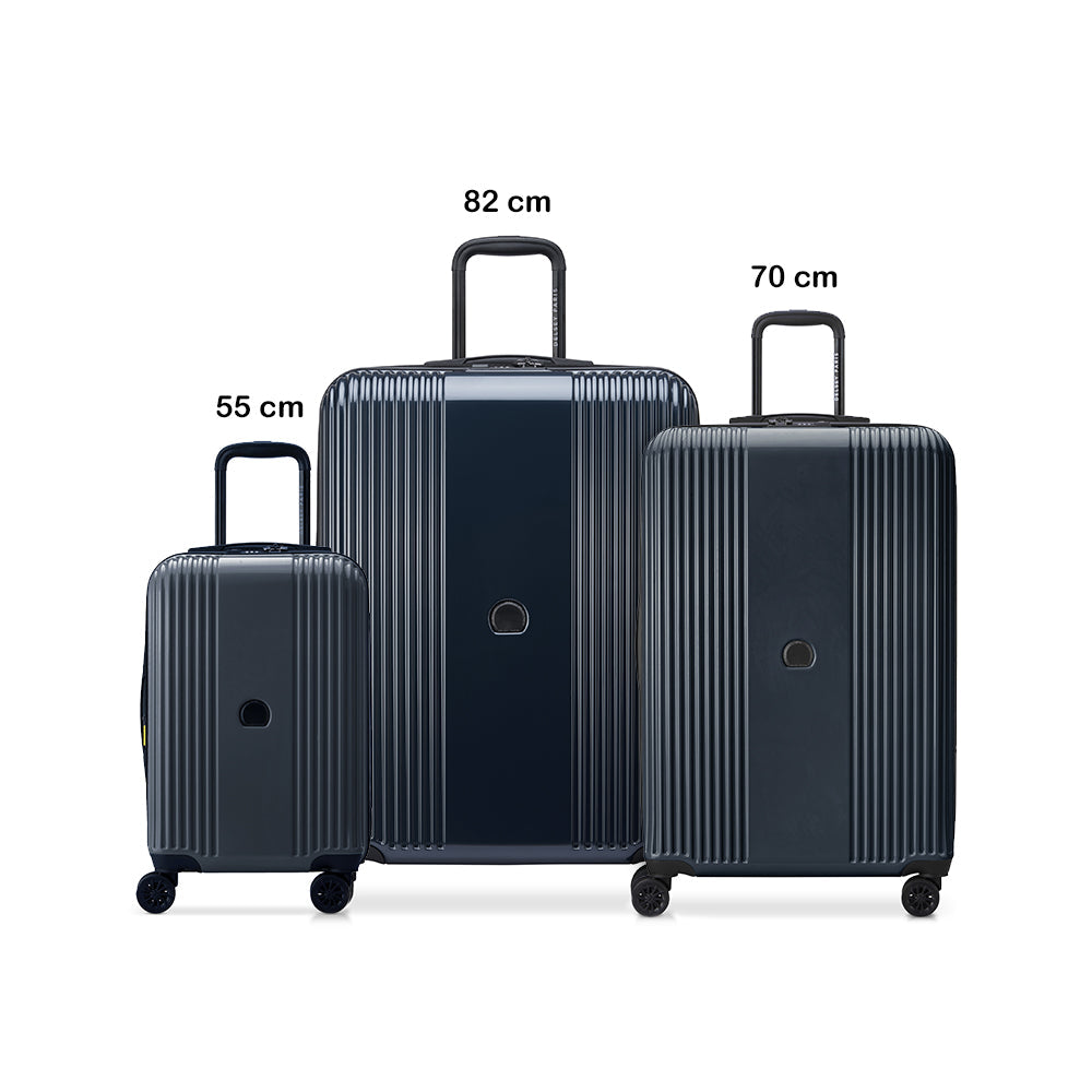 Delsey Paris Ophelie Set of 3 Luggage + Free Agreable Backpack