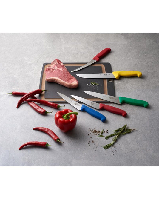 Victoinox Fibrox Boning Knife 12Cm Straight Red