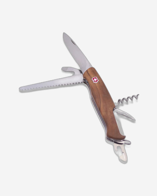 Victorinox Swiss Army Knife Ranger 55 Wood 130 Mm Brown with 10 function - 0.9561.63