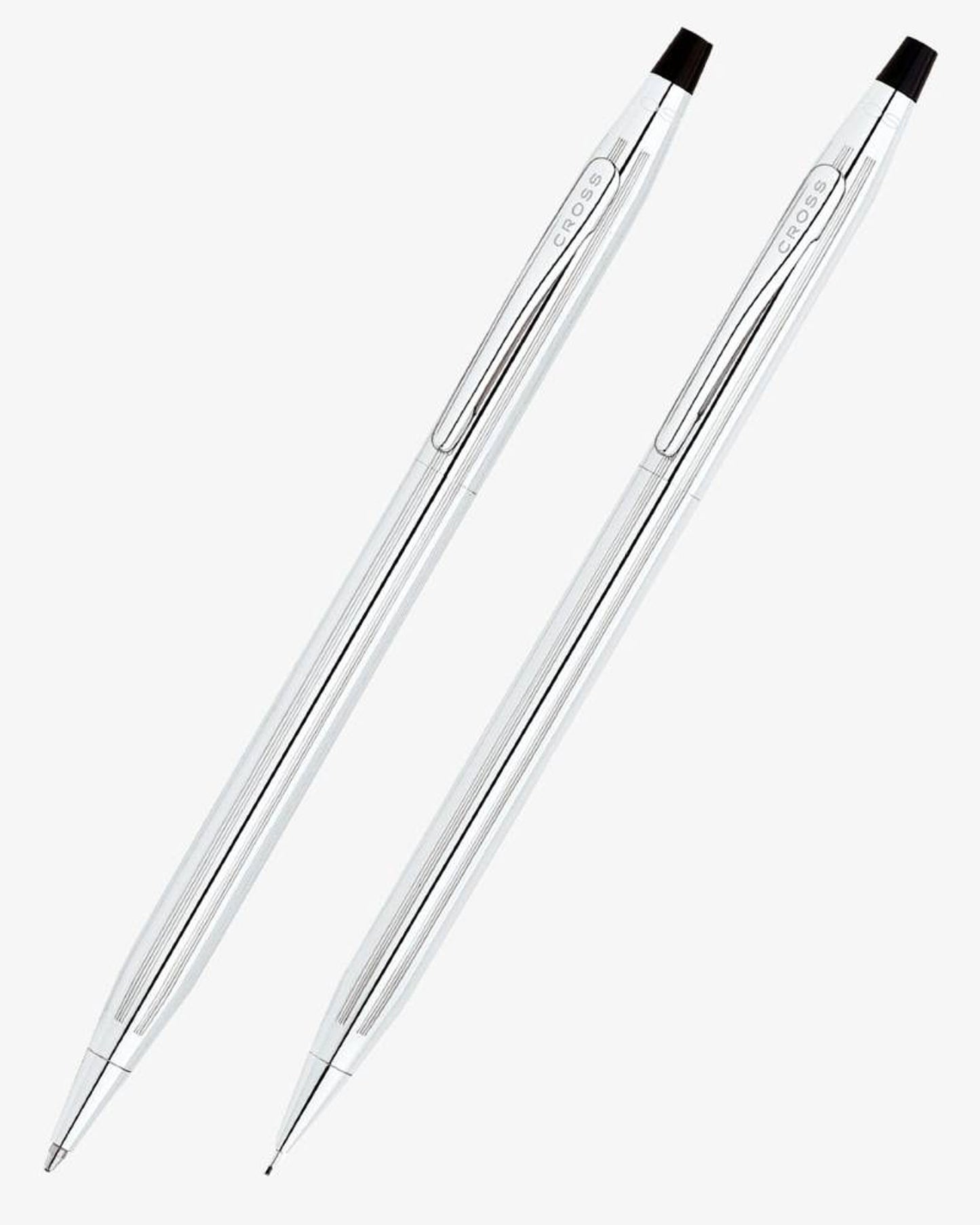 Cross Classic Century® Lustrous Chrome Pen and Pencil Set - 350105