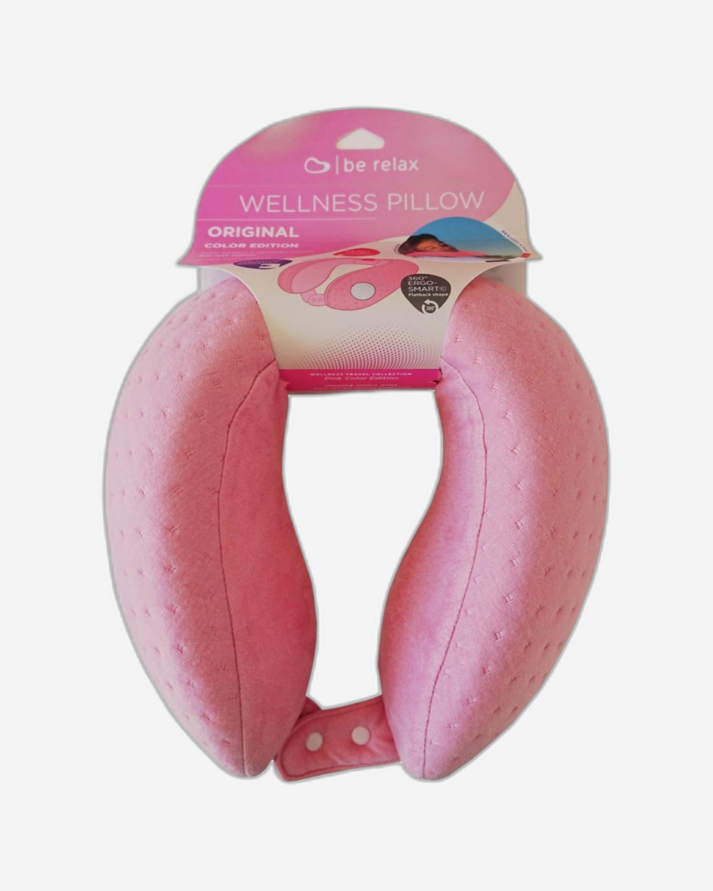 Be Relax My Memory Foam Ultimate Welllness Pillow - Pink