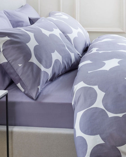 Jasper Conran "Over Lapping Circles" 300TC Duvet Cover Set in Lavender Grey