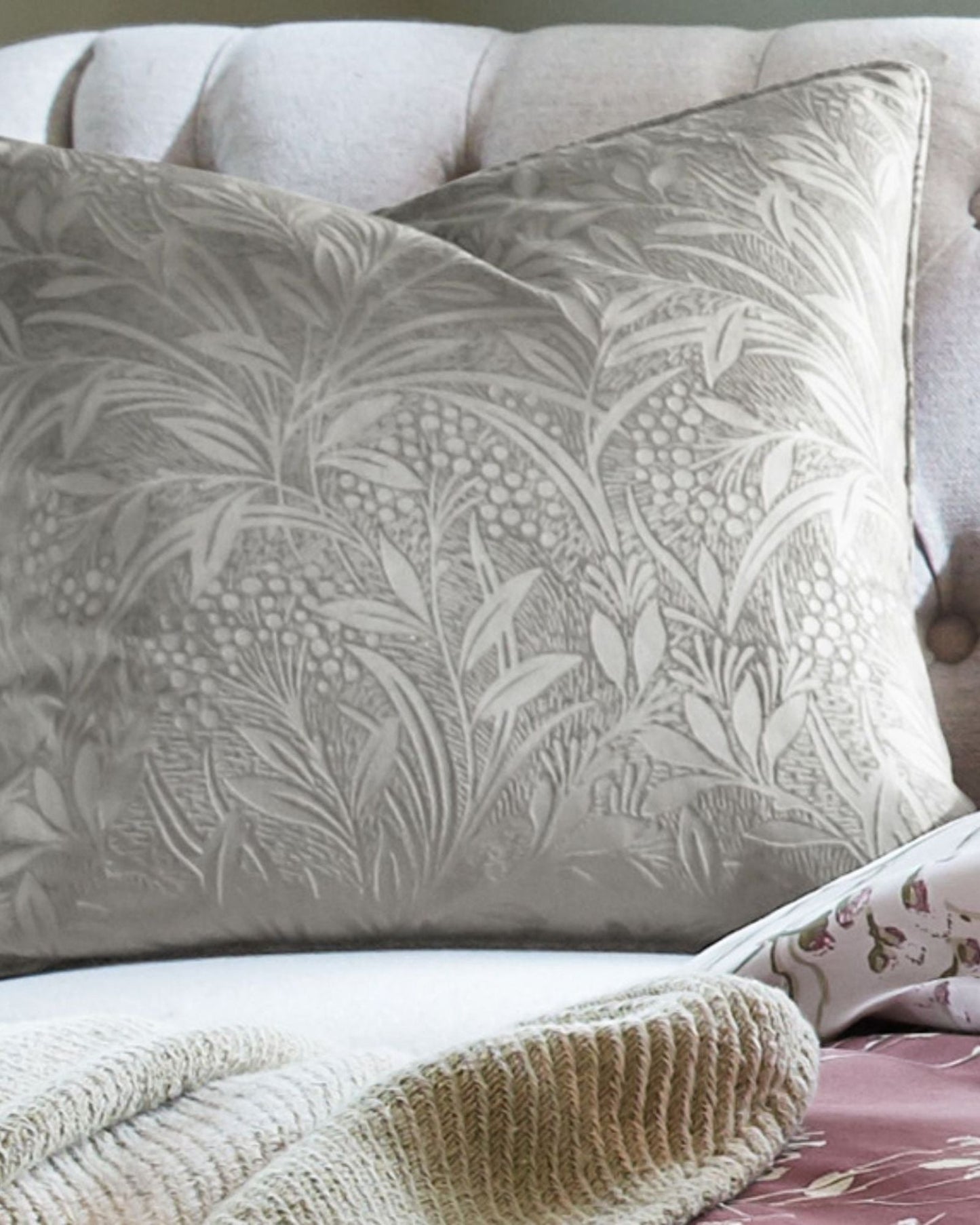 Laura Ashley "Barley" Decorative Filled Cushion - 50 x 50 cm