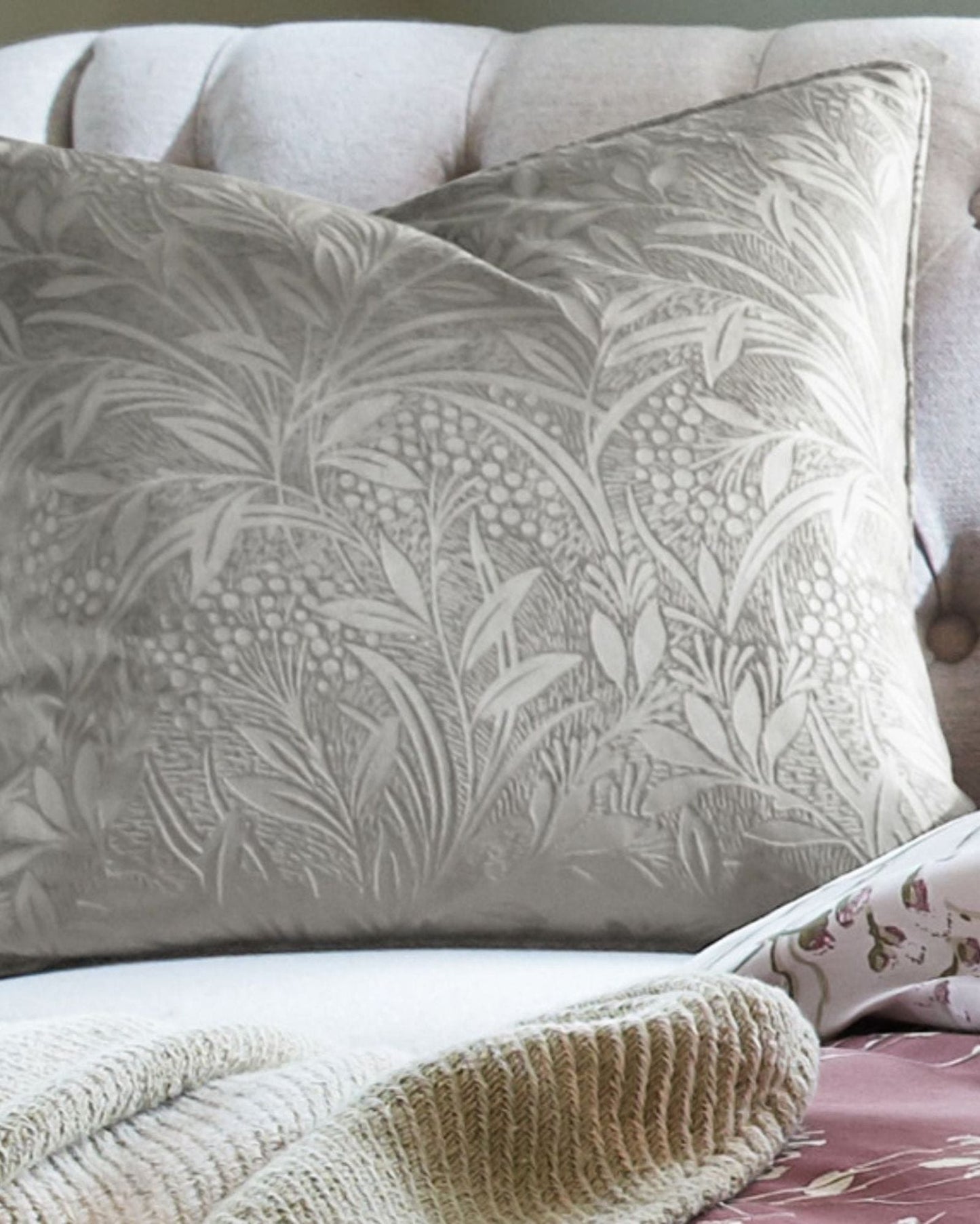 Laura Ashley "Barley" Decorative Filled Cushion - 50 x 50 cm