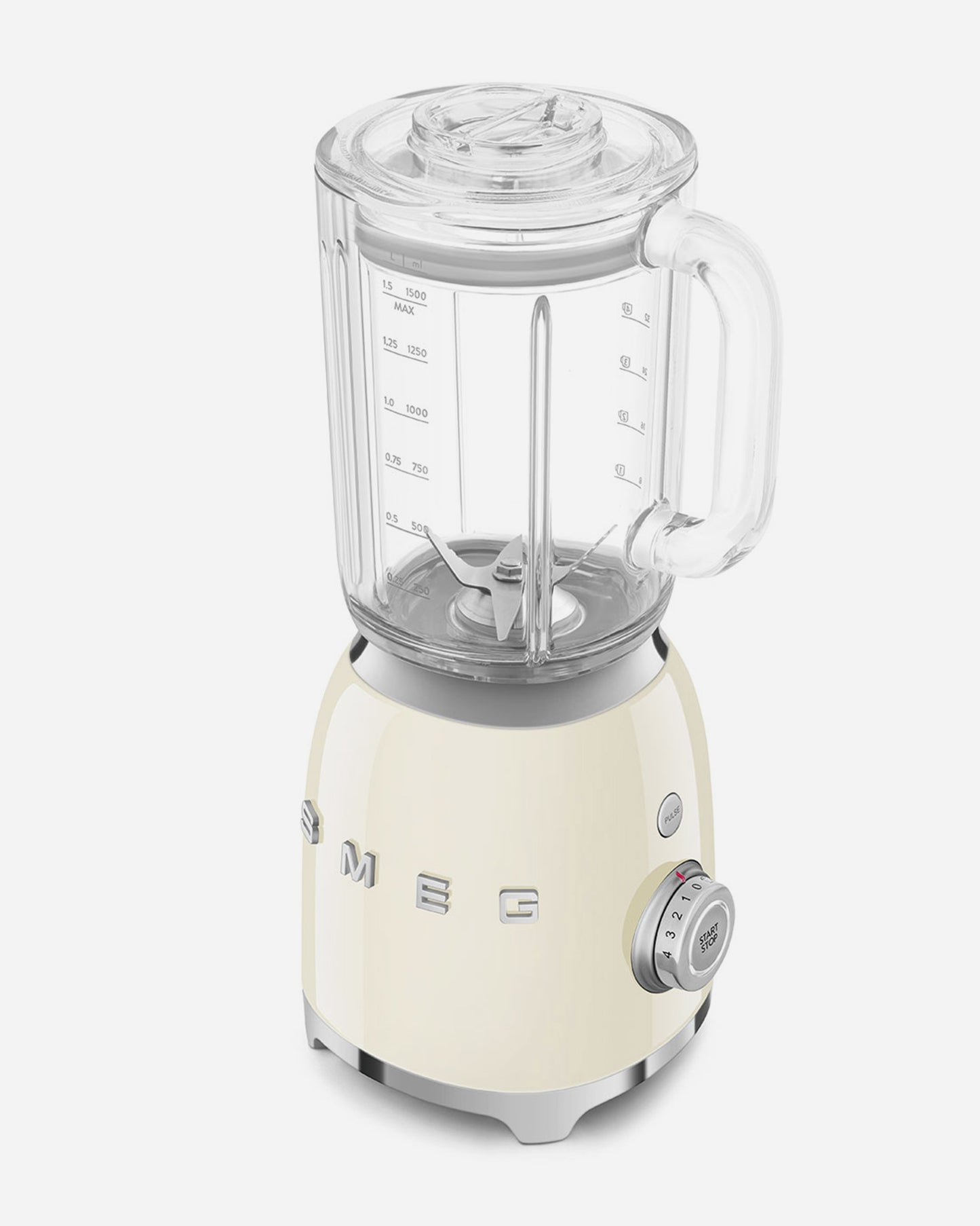 SMEG Retro Style Blender with 4 Speed Settings Cream