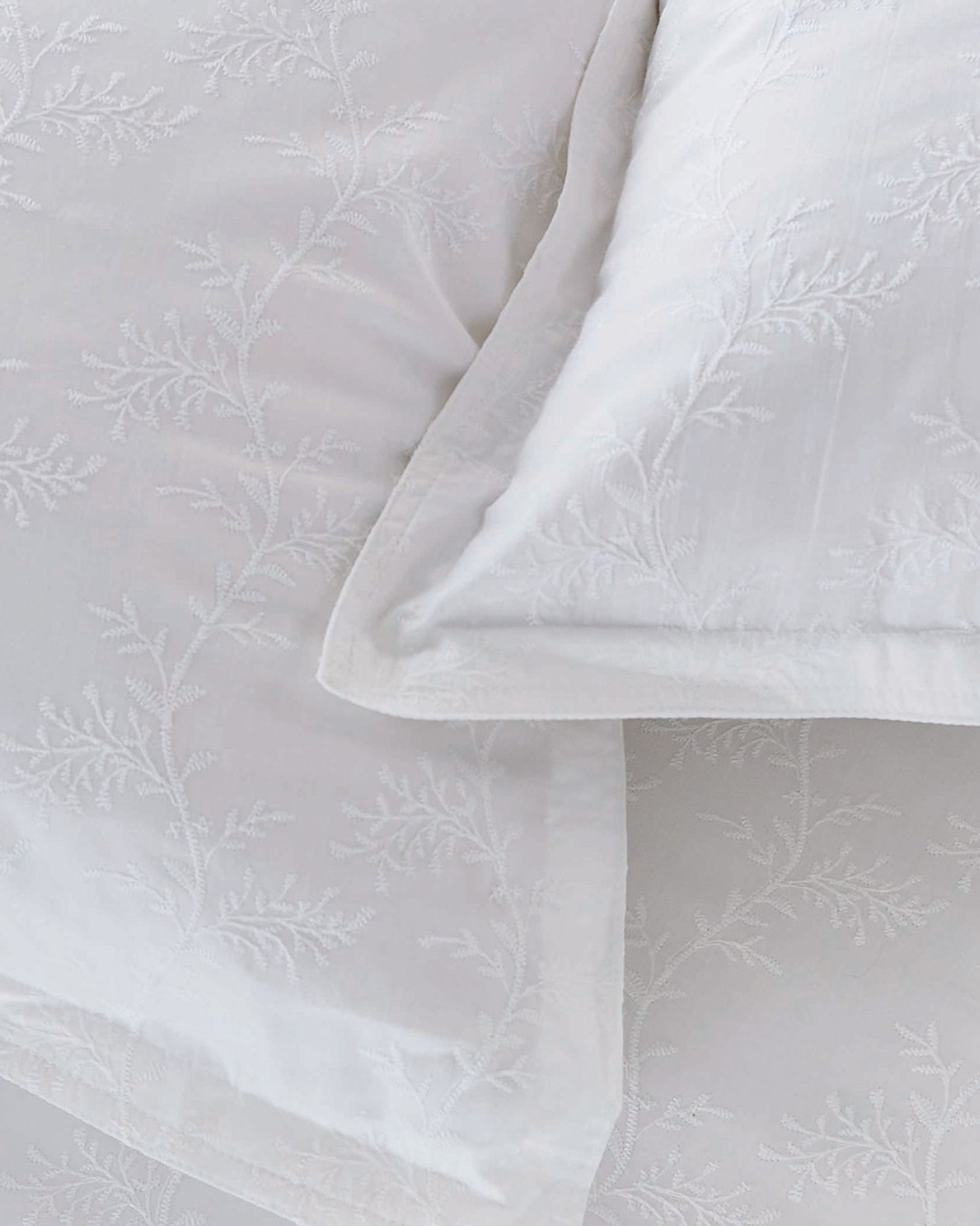 Murmur "Bea" Embroidery Duvet Cover Sets in White