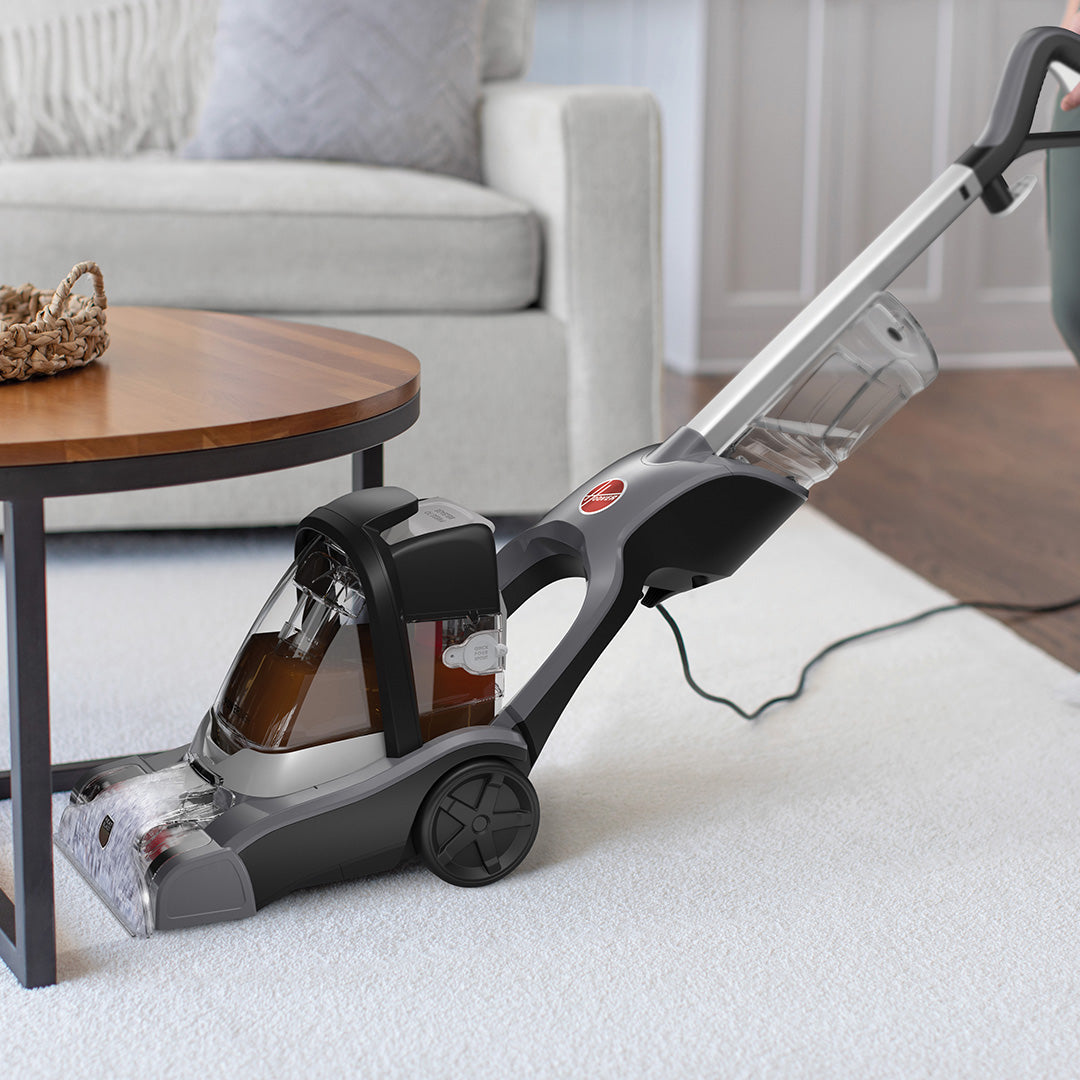 Hoover PowerDash Compact Carpet Cleaner, Lightweight Carpet & Upholstery Deep Cleaning with AQUASPIN Brush Bar, Removes Stains, Powerful Suction-CDCW-PDME - Warranty Included