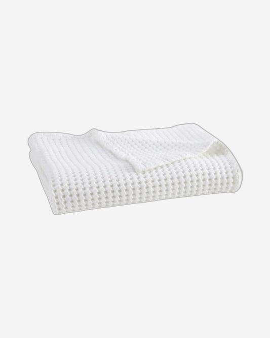 Christy "Waffle" Bath Towels Collection in White