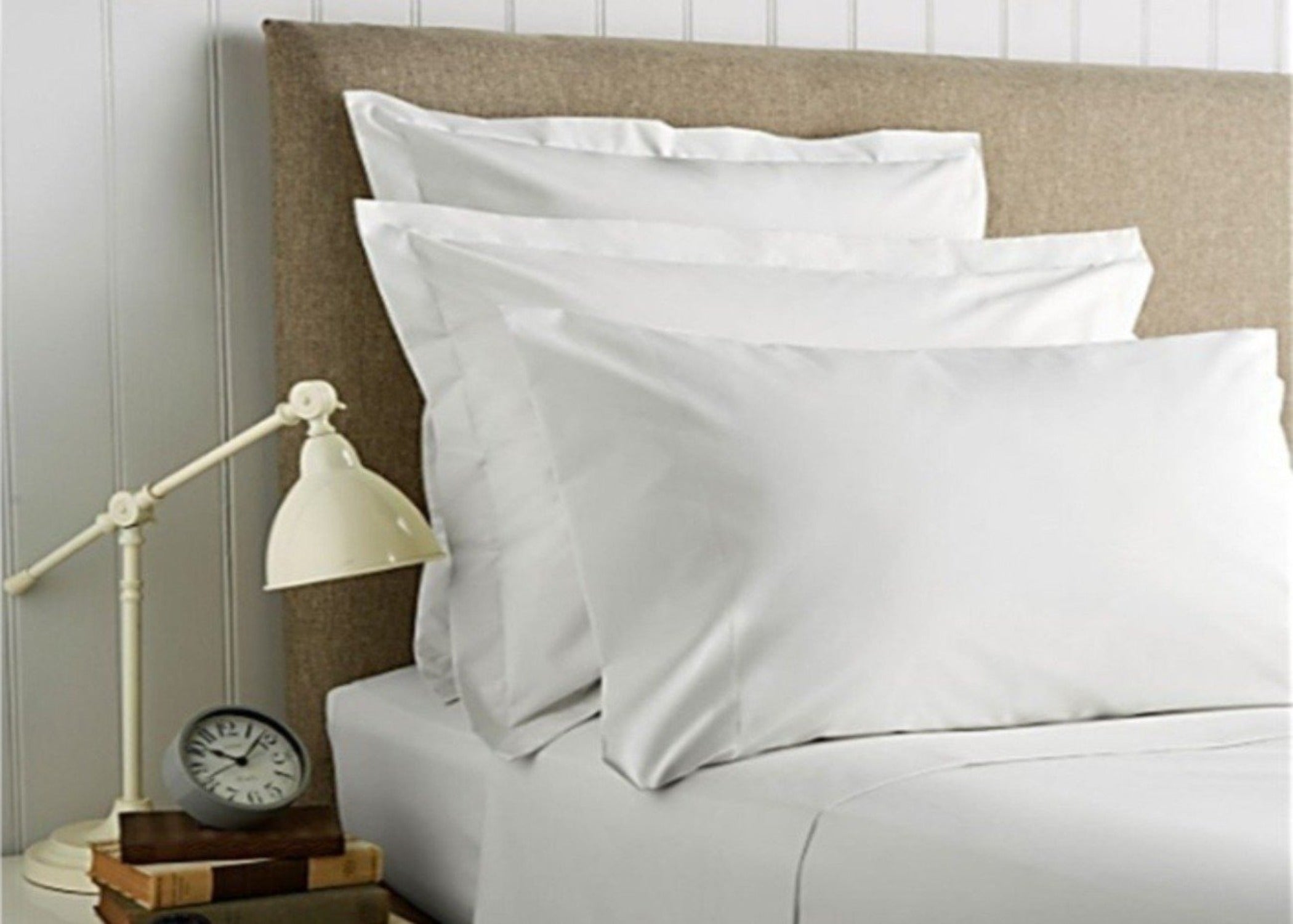 Christy Sateen Sheets 400TC White