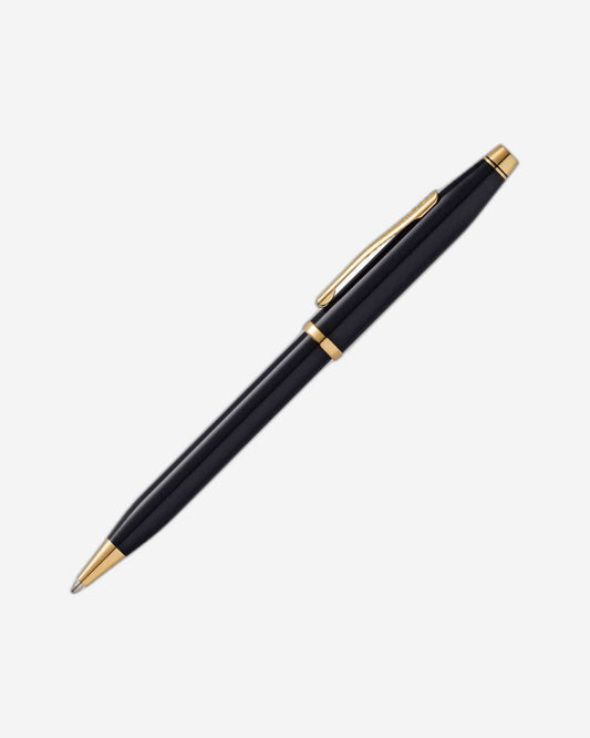 Cross Century II Black Lacquer Gold Plated Ballpoint Pen