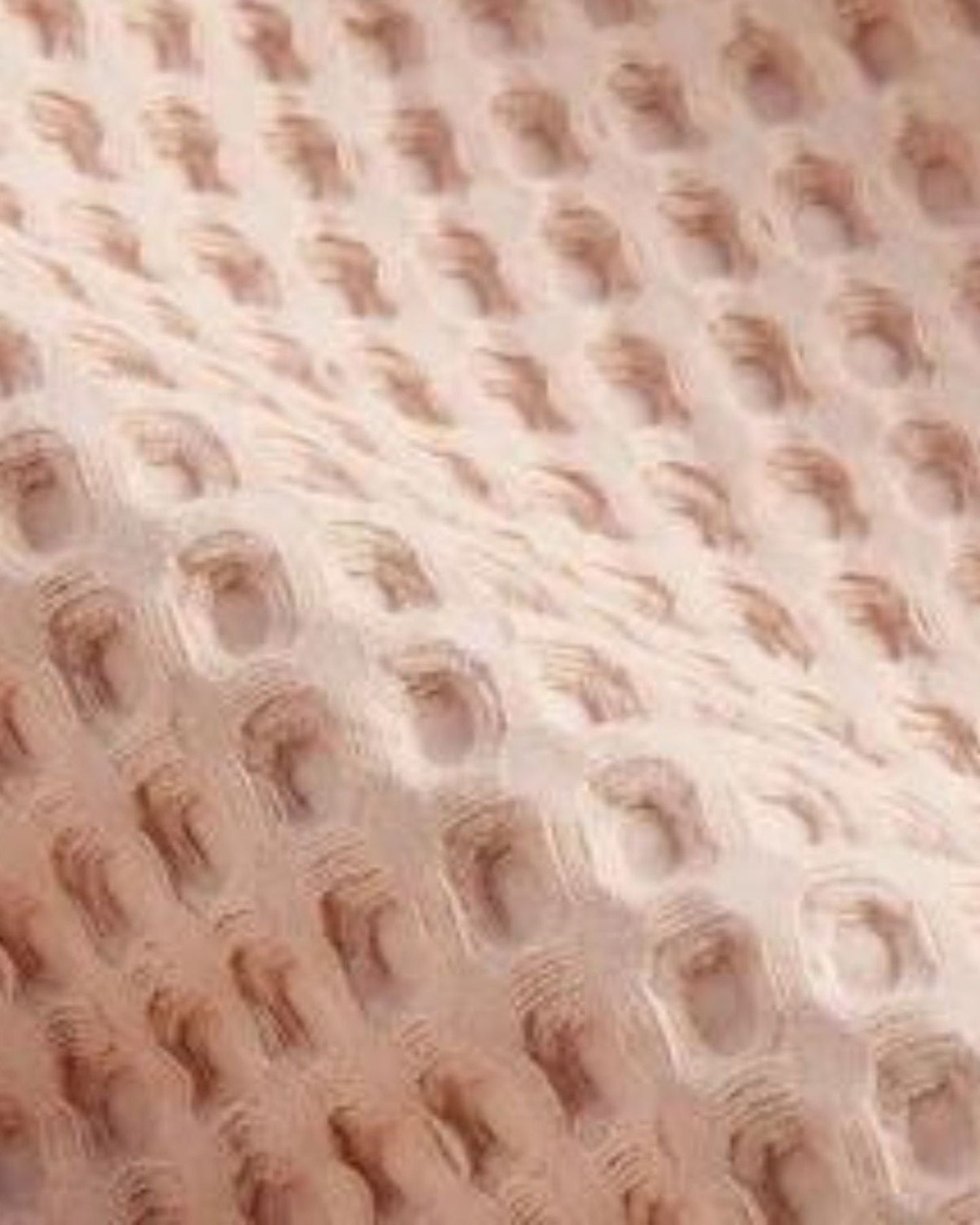 Christy Waffle Robe Blush