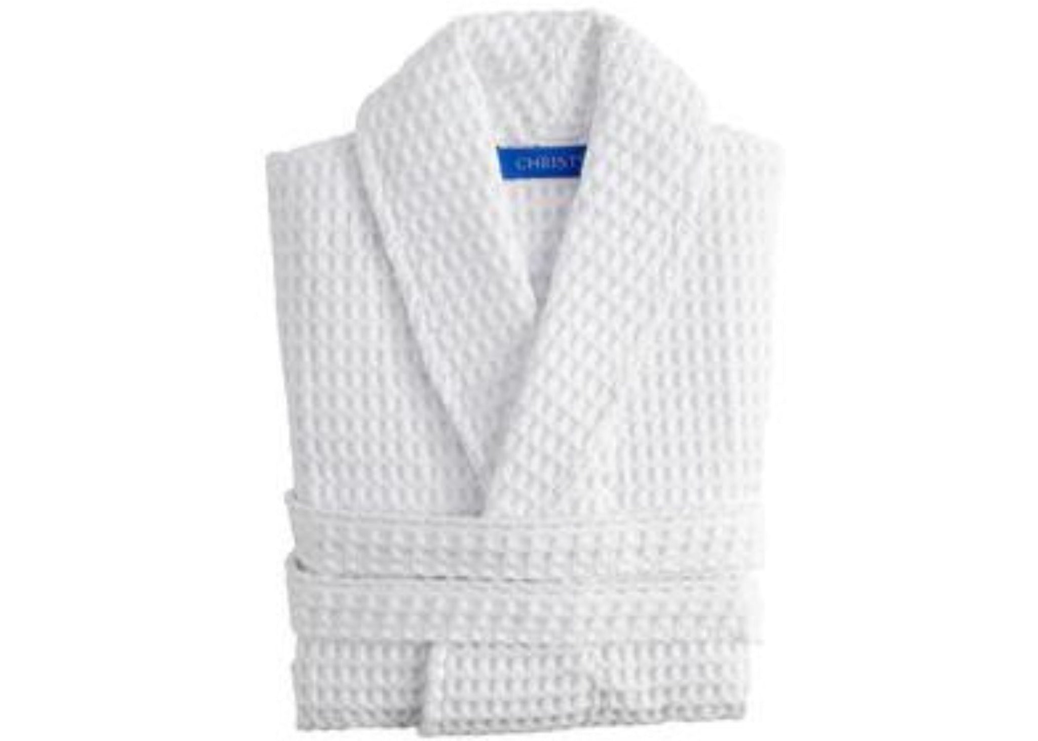 Christy Waffle Robe White
