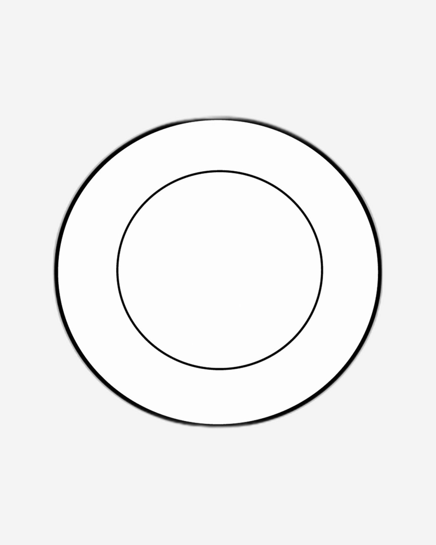 Dimlaj Melange Charger Plate Large Gold & Brown