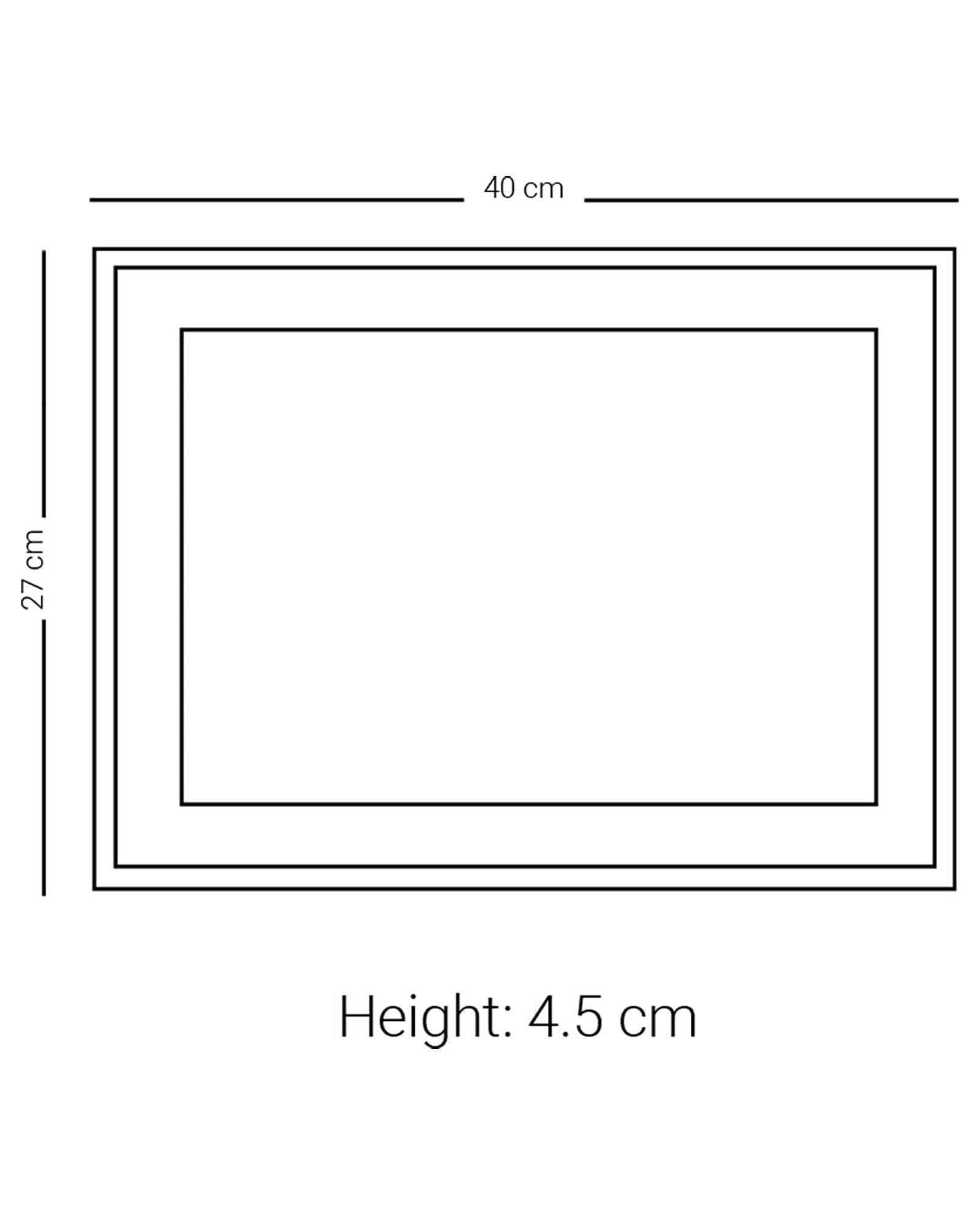 Dimlaj Kareem Medium Serving Tray (Beige)