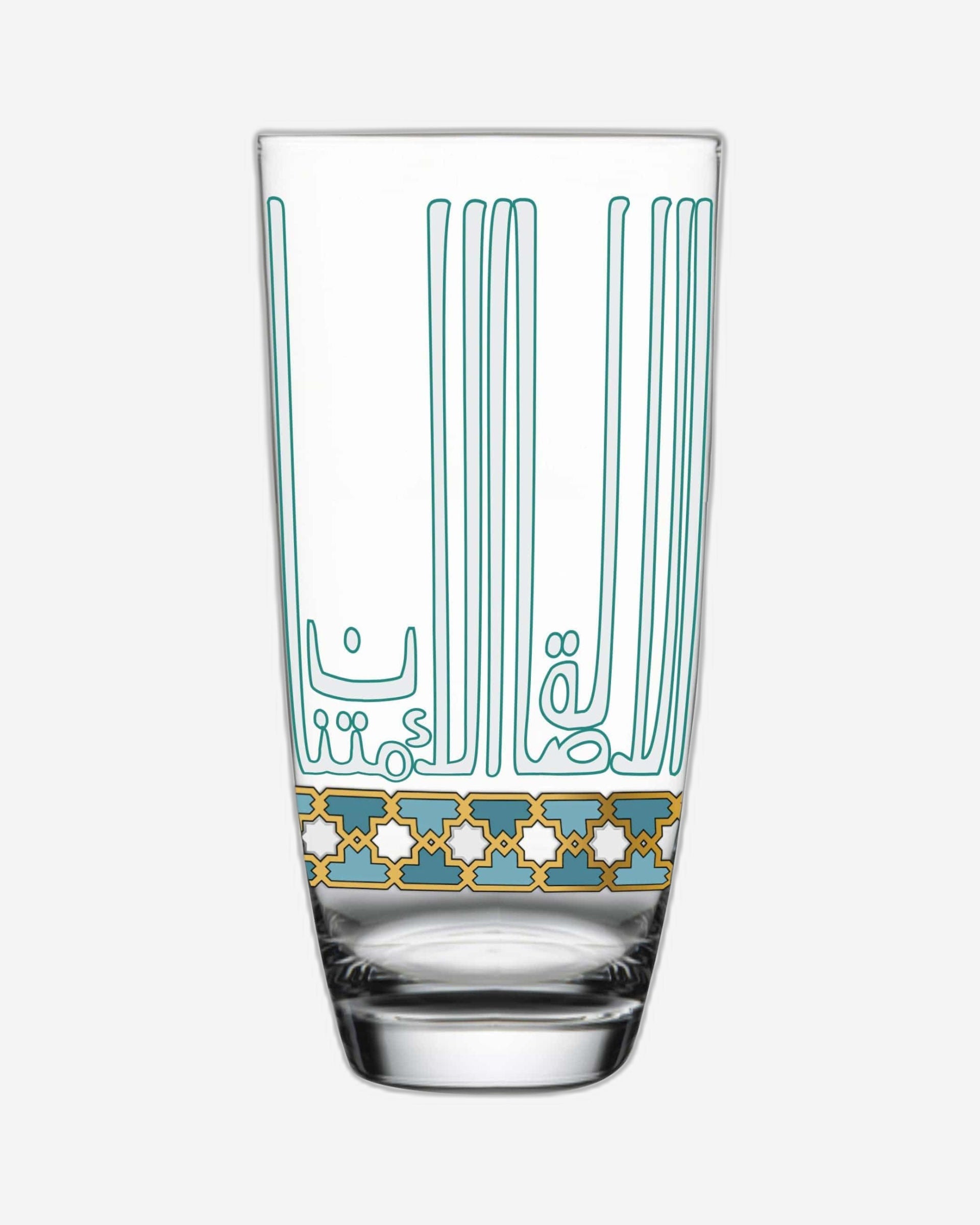 Dimlaj Asala Set of 6 Pcs Tumblers (Gold & Green)