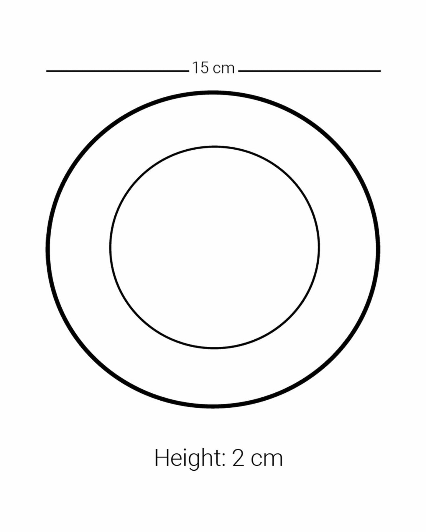 Dimlaj Kareem Plates 6Pc Gold