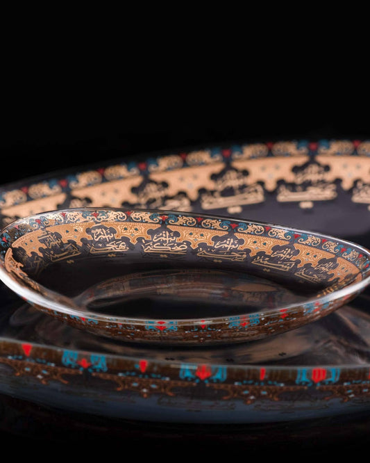 Dimlaj Suroor Set of 6 Pcs Plates (Gold)