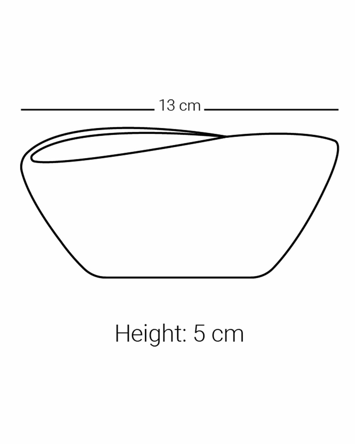 Dimlaj Suroor Serving Bowls 6Pc Small Gold