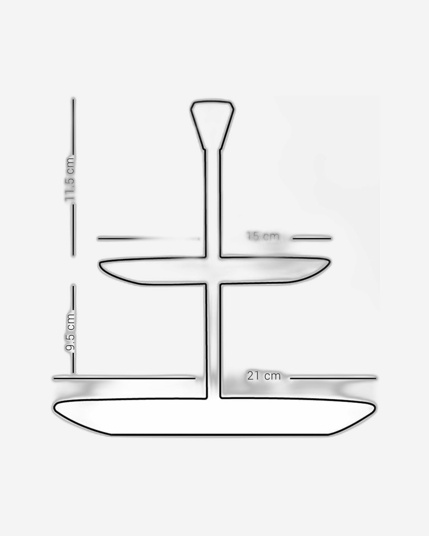 صينية ديملاج كوردوبا ذات طبقتين ذهبية
