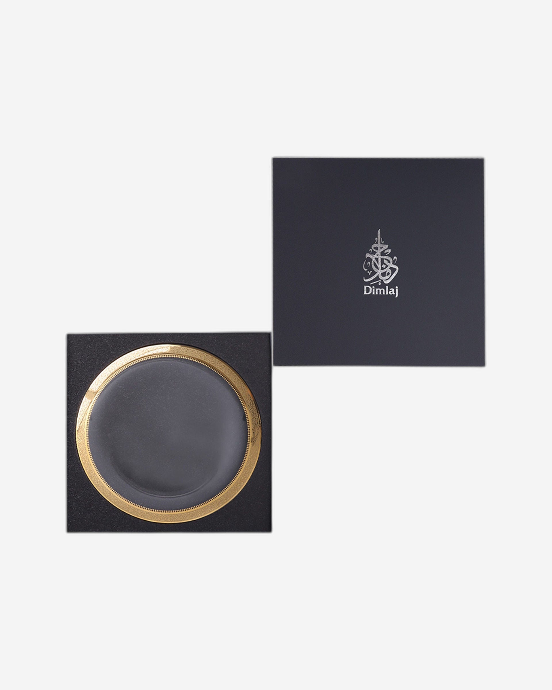 Dimlaj Cordoba Large Serving Tray with Handle (Gold)