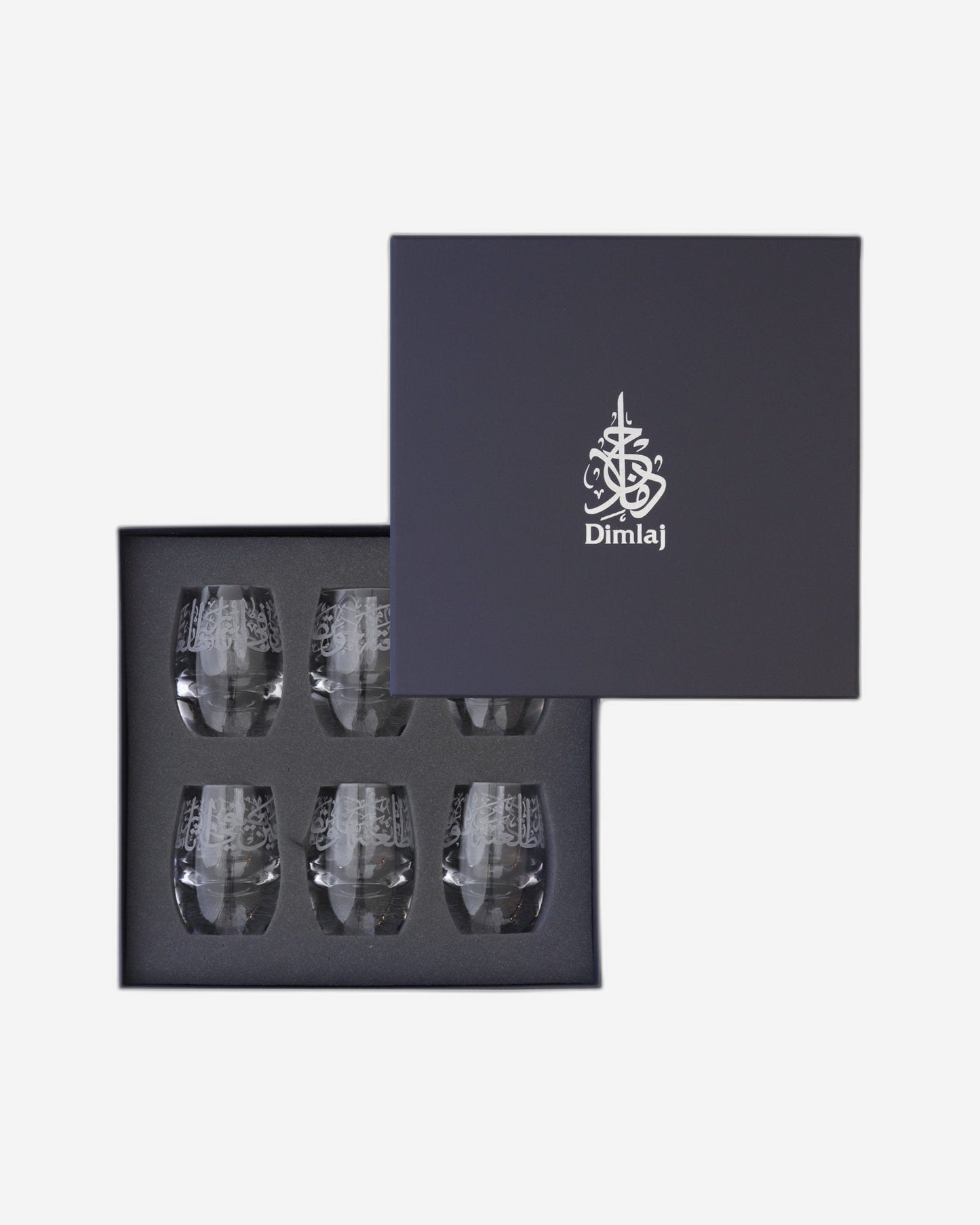 Dimlaj Thuluth Tumblers 6Pc Engraved