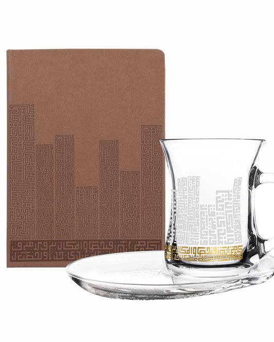 Special Mug, Saucer and Notebook Set