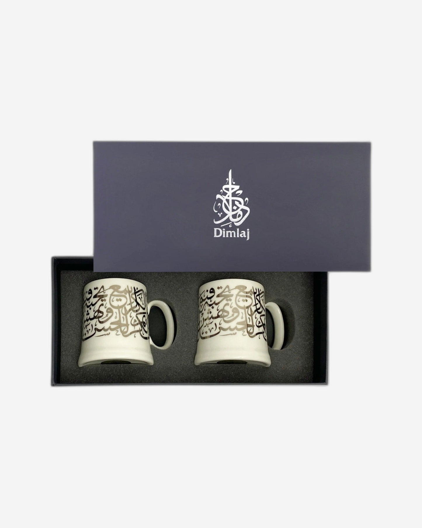 Dimlaj Kareem Set of 2 Mugs (Platinum)