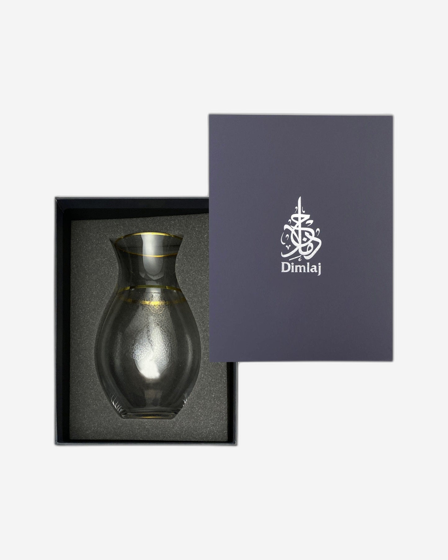 Dimlaj Perla Vase Crystal Gold