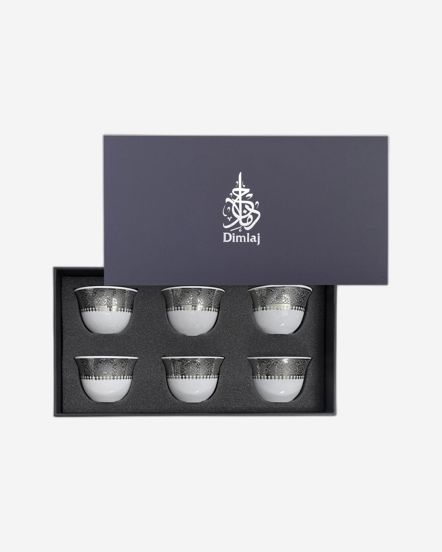 Dimlaj Cordoba Cawa Cups 6Pc Platinum