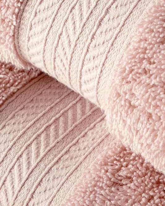 Christy "Renaissance" Egyptian Cotton Bath Towels Collection in Petal Pink