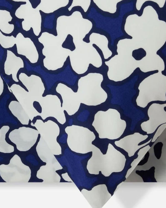 Jasper Conran "Abstract Floral Print" Duvet Cover Set in Blue