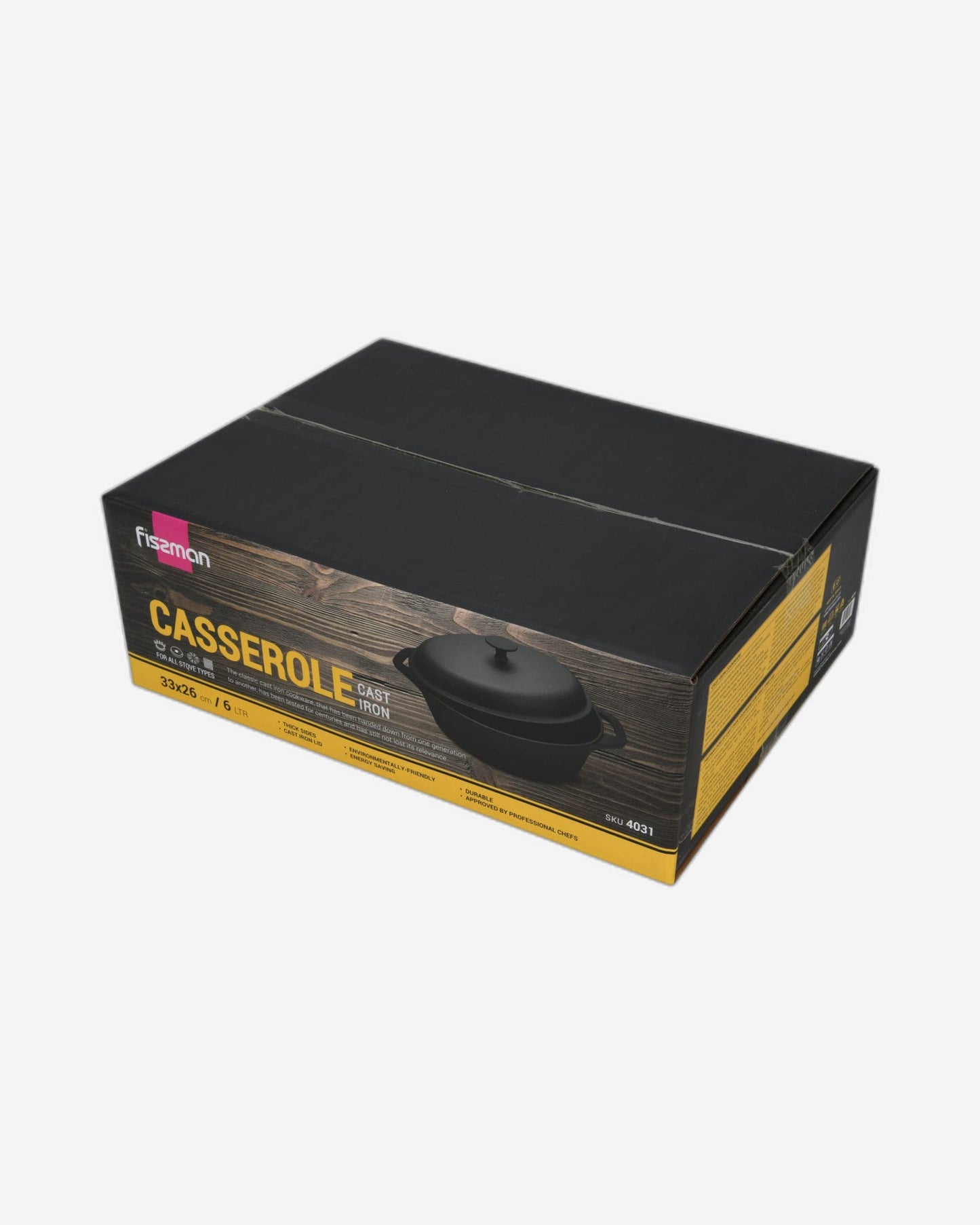 Fissman Casserole Cast Iron 6L