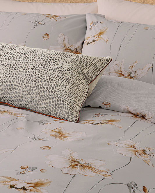 Nalu by Nicole Scherzinger "Alaula" Duvet Cover Set in Stone & Sunset