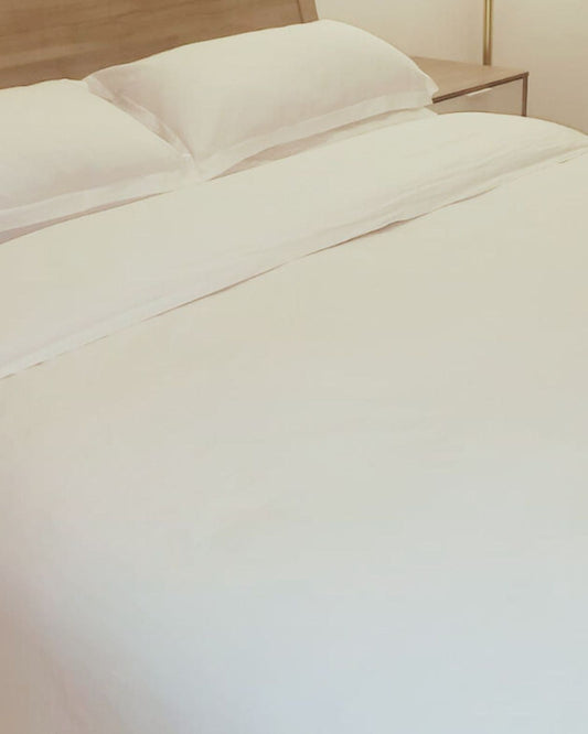 Linen Obsession "Real Hotel Linen" 500 Thread Count Cotton Sateen in White