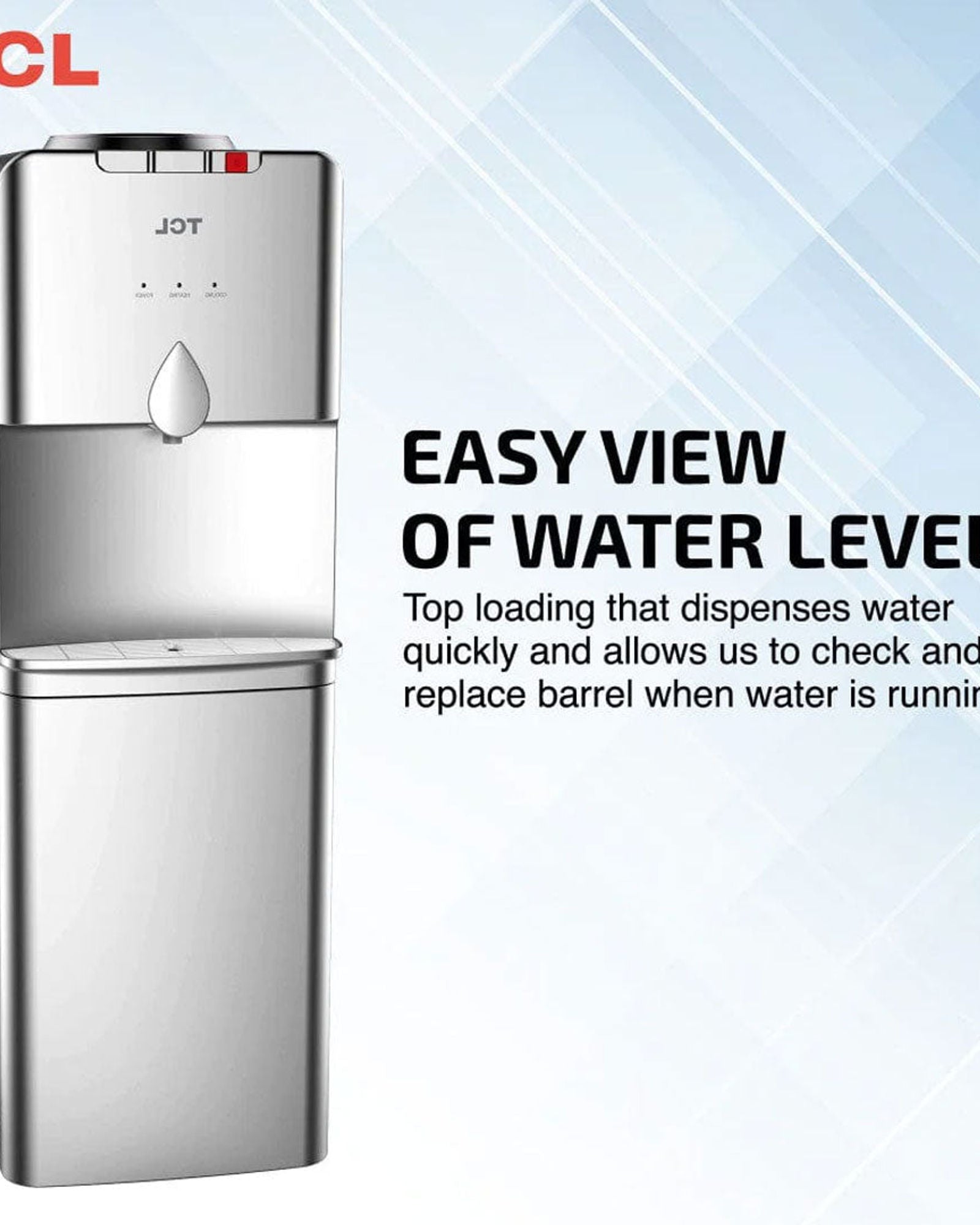 TCL 3-Tap Top Loading Water Dispenser