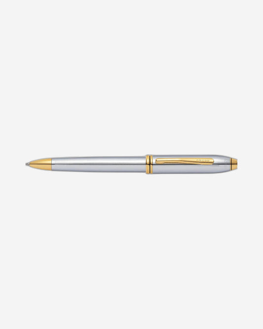Cross Townsend® Medalist® Polished Chrome With 23Kt Gold-Plated Appointments Ballpoint Pen- 502TW