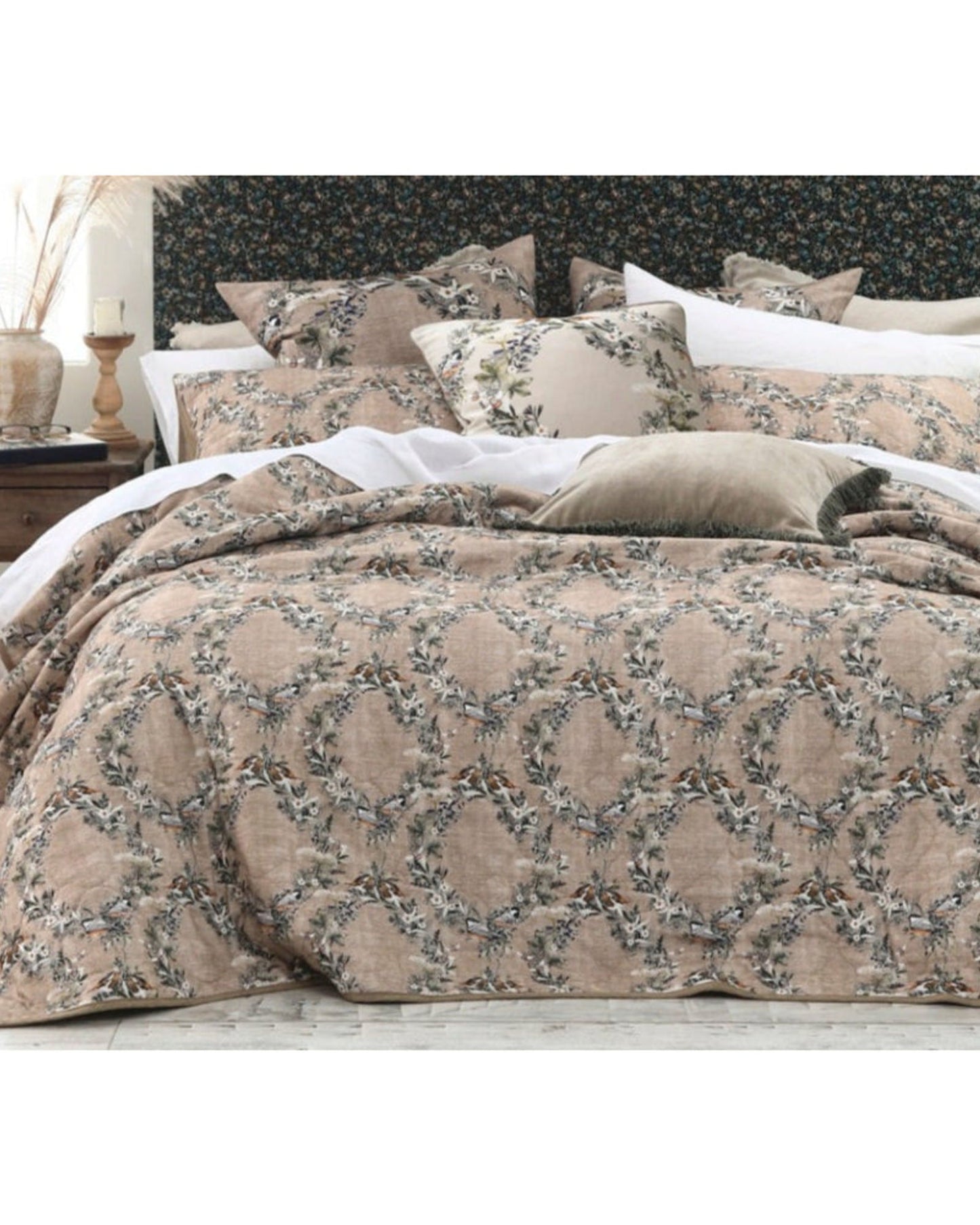 MM Linen "Folly" Queen Bedspread Set 265x260+50x75 (2) cm
