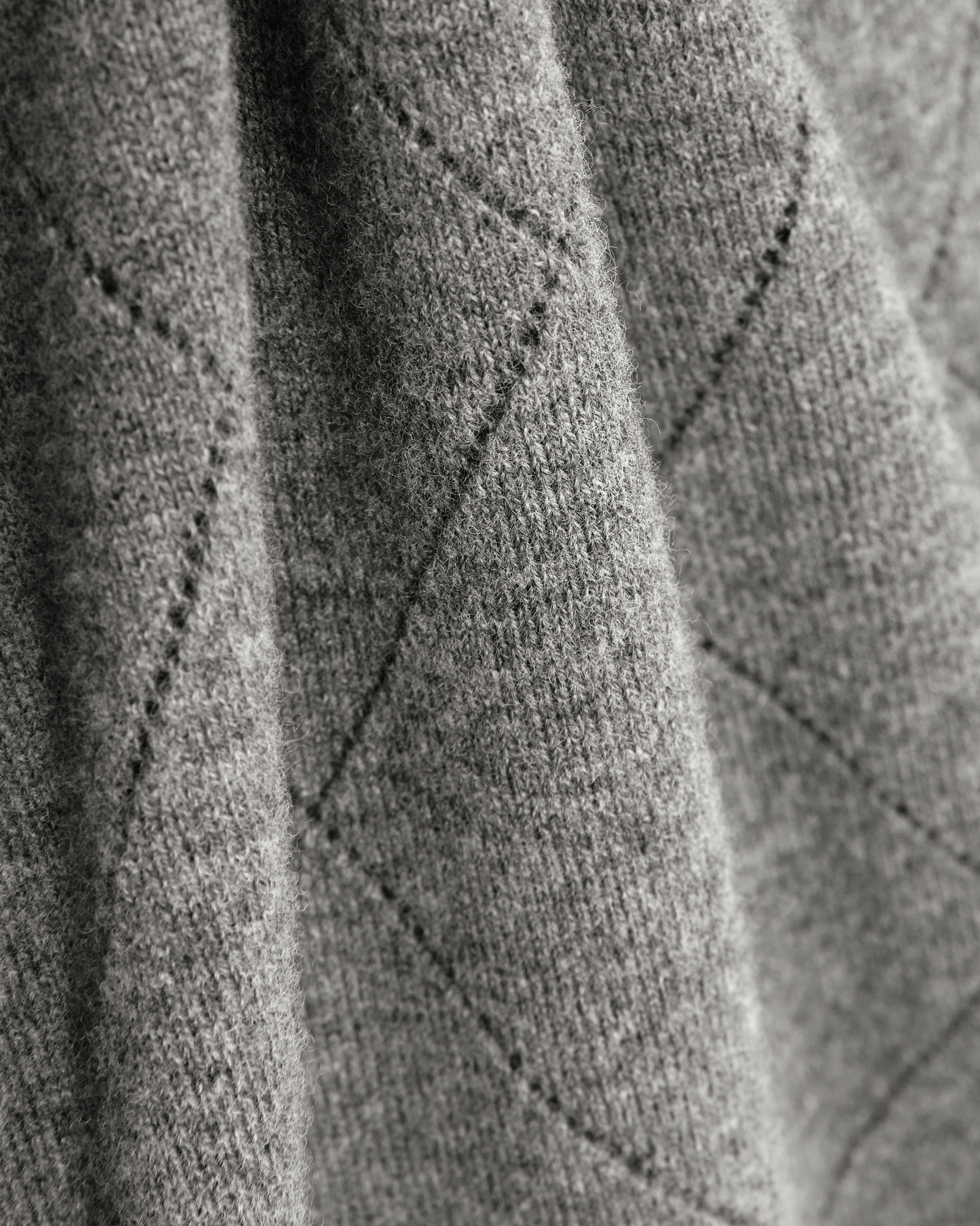 Reiss LS Argyle Crew Neck Jumper