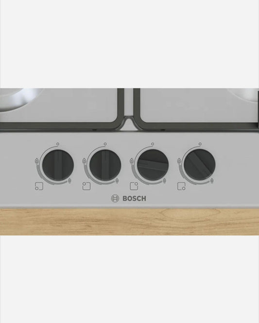 Bosch Gas Hob 4 Burners Safety Steel