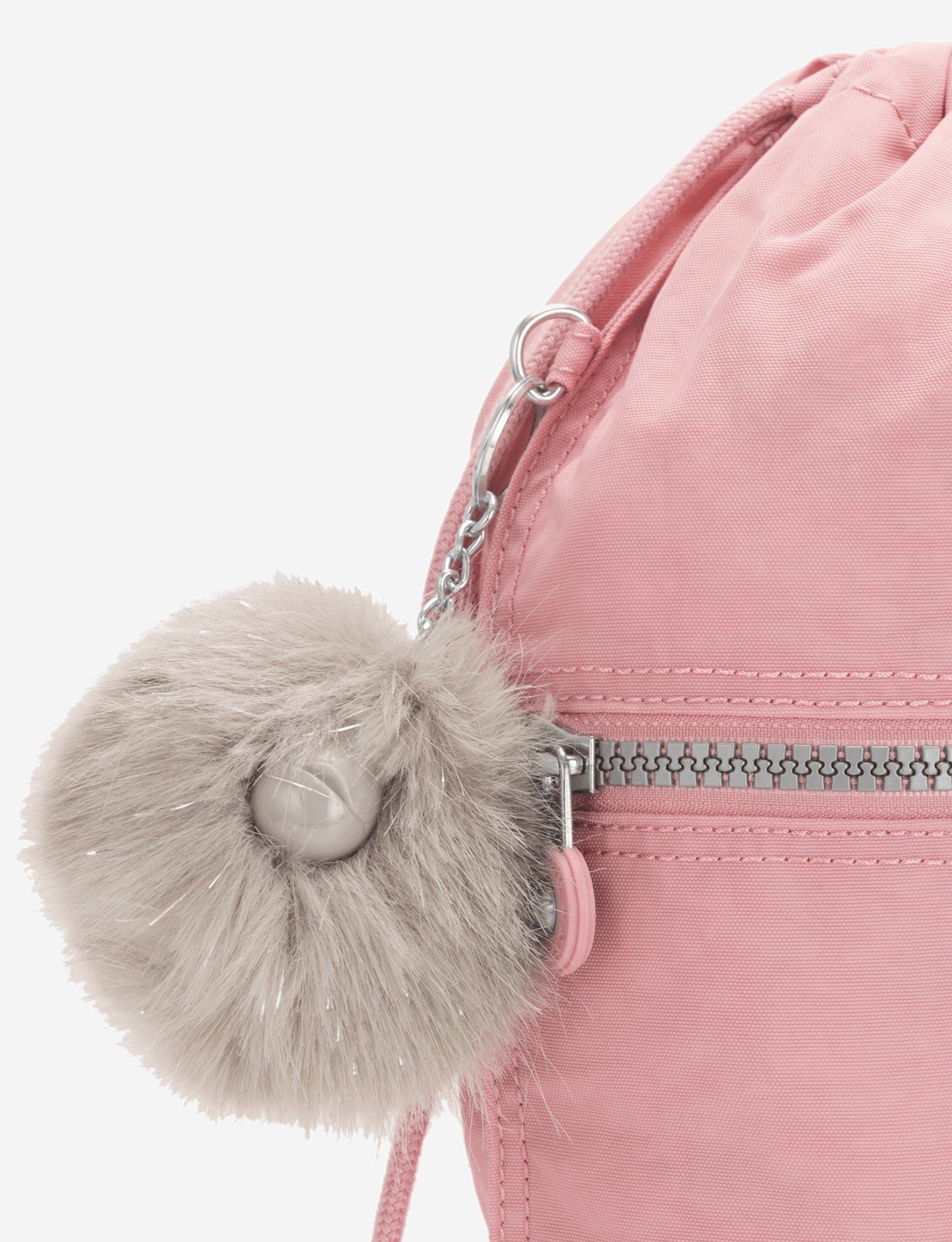 Kipling Supertaboo Bridal Rose Medium Backpack (with Drawstring) 09487-46Y