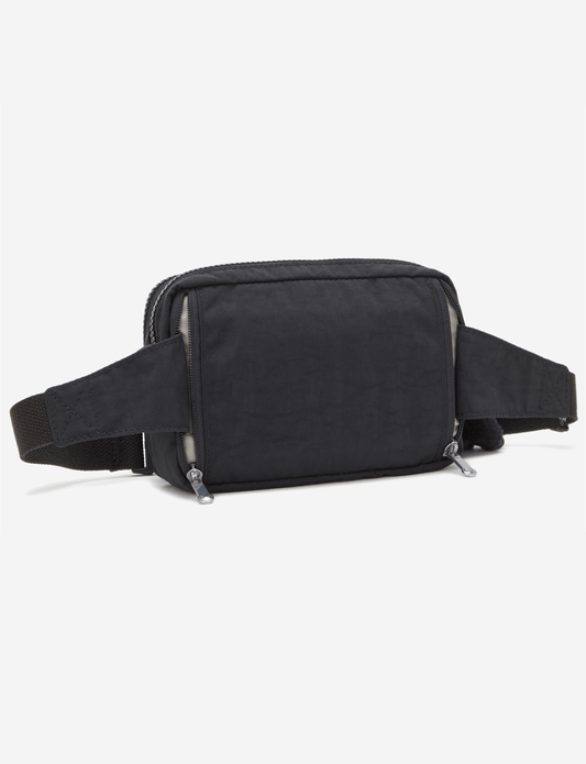 Kipling Abanu Multi Black Noir Small Crossbody Convertible to Waistbag (with Removable Shoulderstrap) I3795-P39
