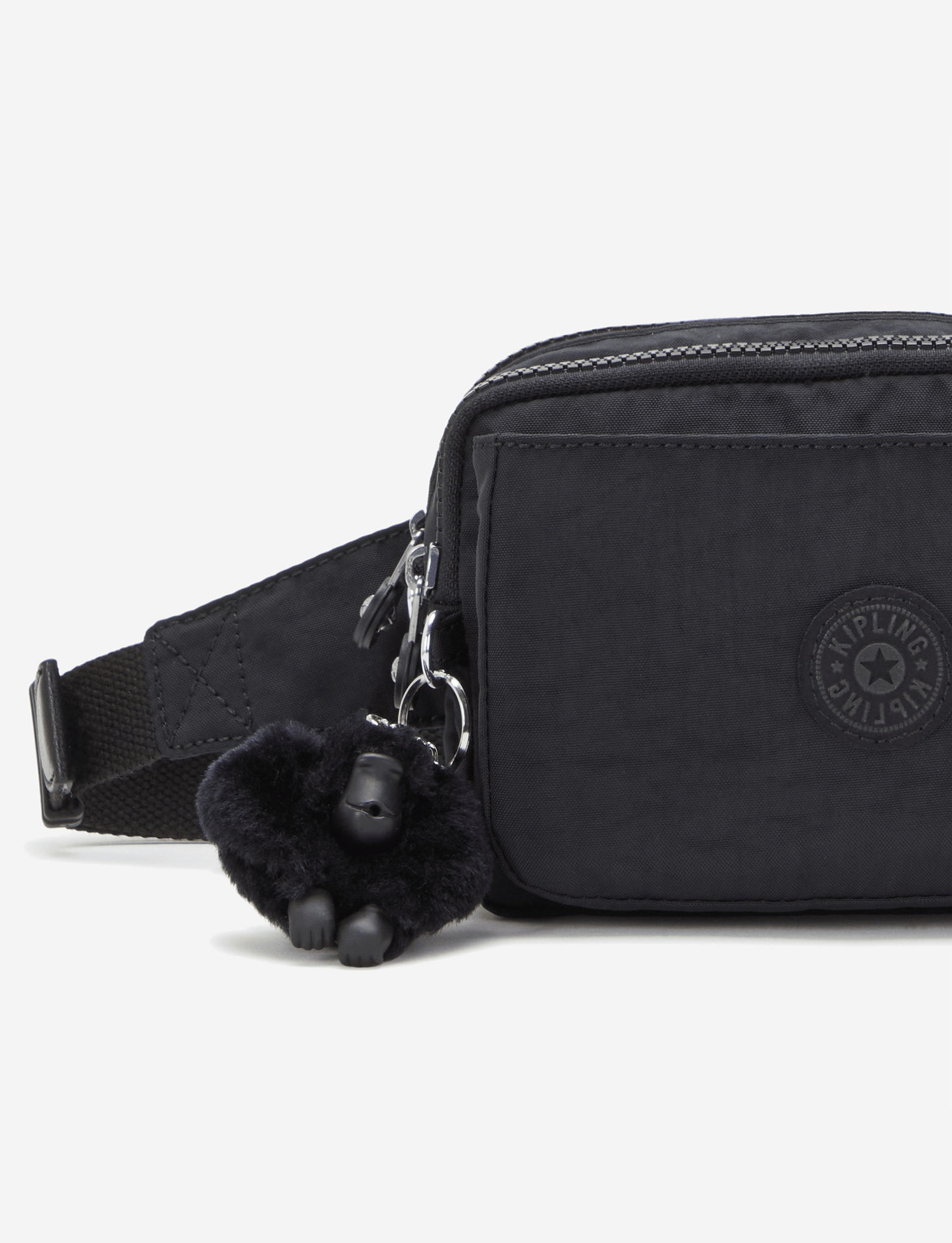 Kipling Abanu Multi Black Noir Small Crossbody Convertible to Waistbag (with Removable Shoulderstrap) I3795-P39