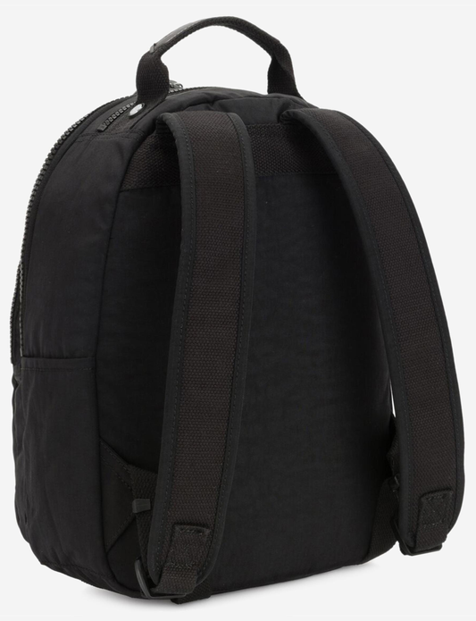 Kipling Seoul S Black Noir Small Backpack (with Tablet Compartment) I4082-P39
