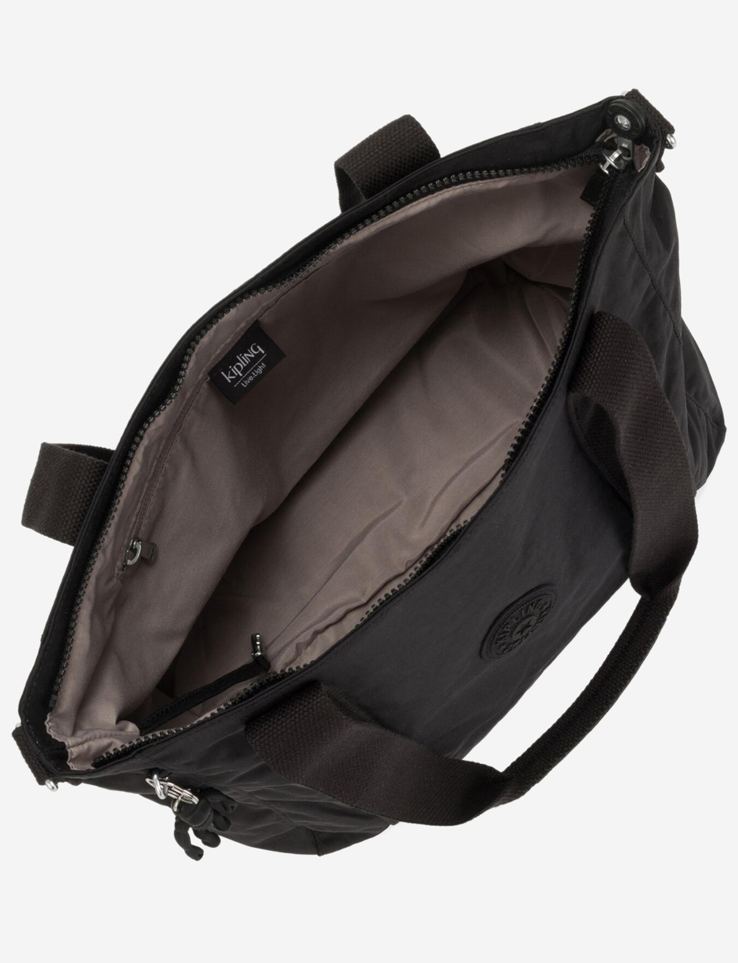 KIPLING Asseni S Black Noir Small tote (with removable shoulderstrap) I4400-P39