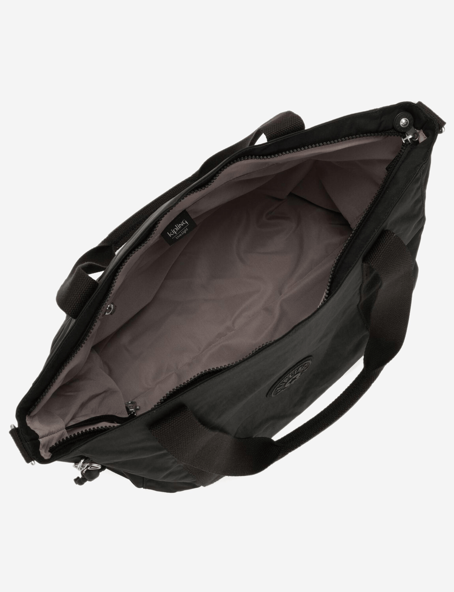 Kipling Asseni Black Noir Large Tote (Tote with Detachable Shoulder Strap) I5444-P39
