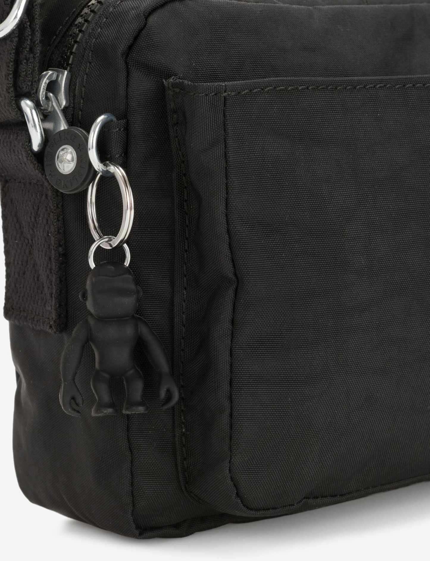 Kipling Abanu M Black Noir Medium Crossbody I7076-P39