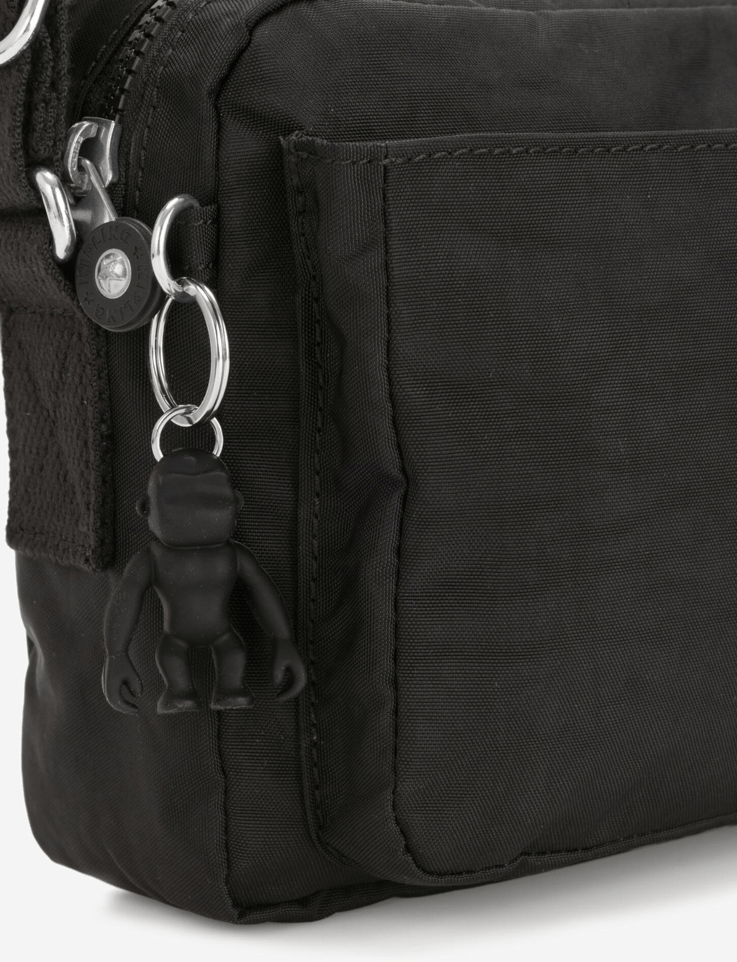 Kipling Abanu M Black Noir Medium Crossbody I7076-P39