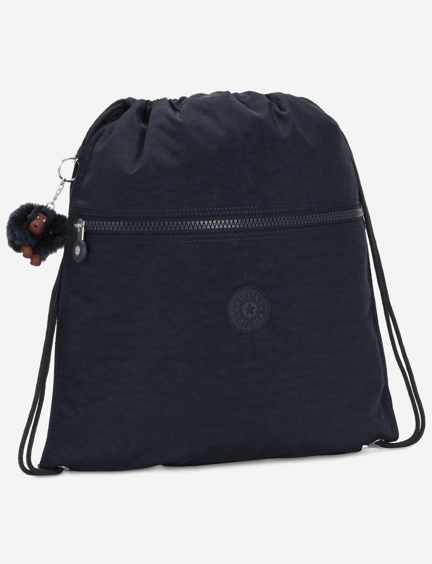 Kipling Supertaboo True Blue Tonal Medium Backpack (with Drawstring) 09487-4DX